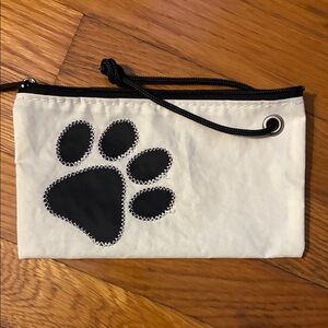 Sea Bags of Maine small wristlet - Paw Print